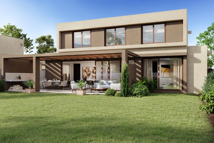 Modelo D del proyecto Terrazas de Chicureo - Inmobiliaria Aconcagua