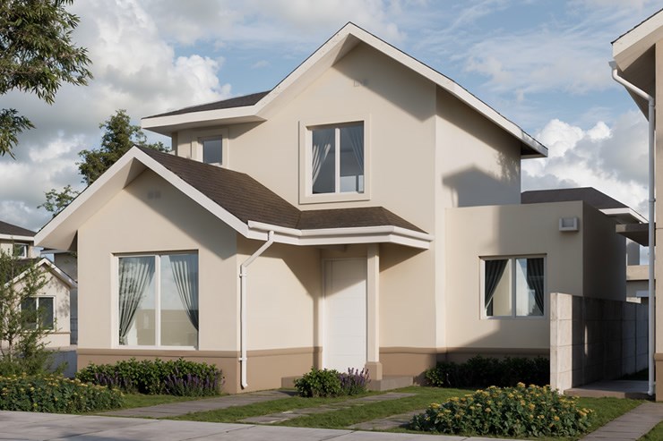 Modelo Santa Emilia del proyecto Condominio Los Nogales - Inmobiliaria Aconcagua